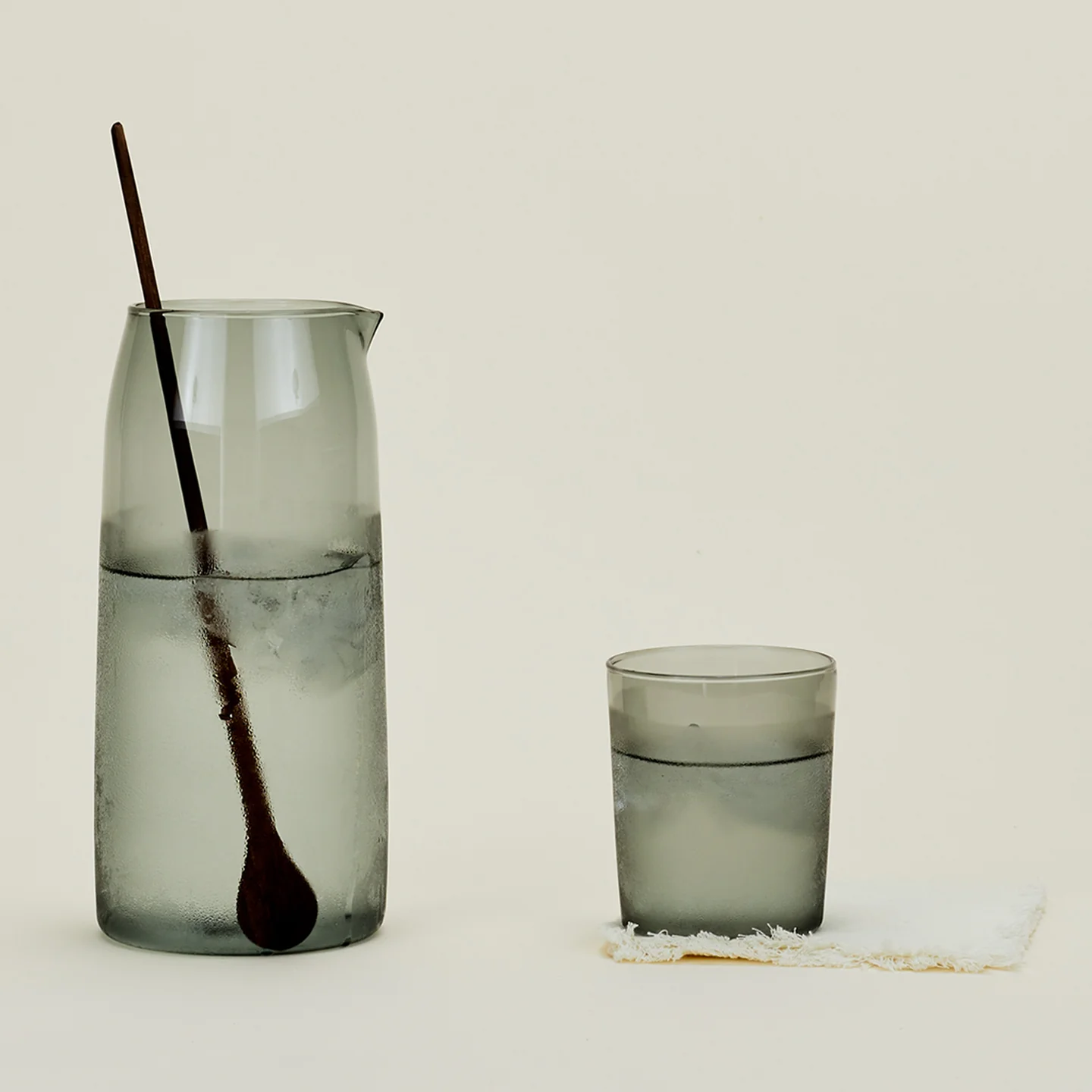 Essential Glassware Pitcher - Smoke - Image 3
