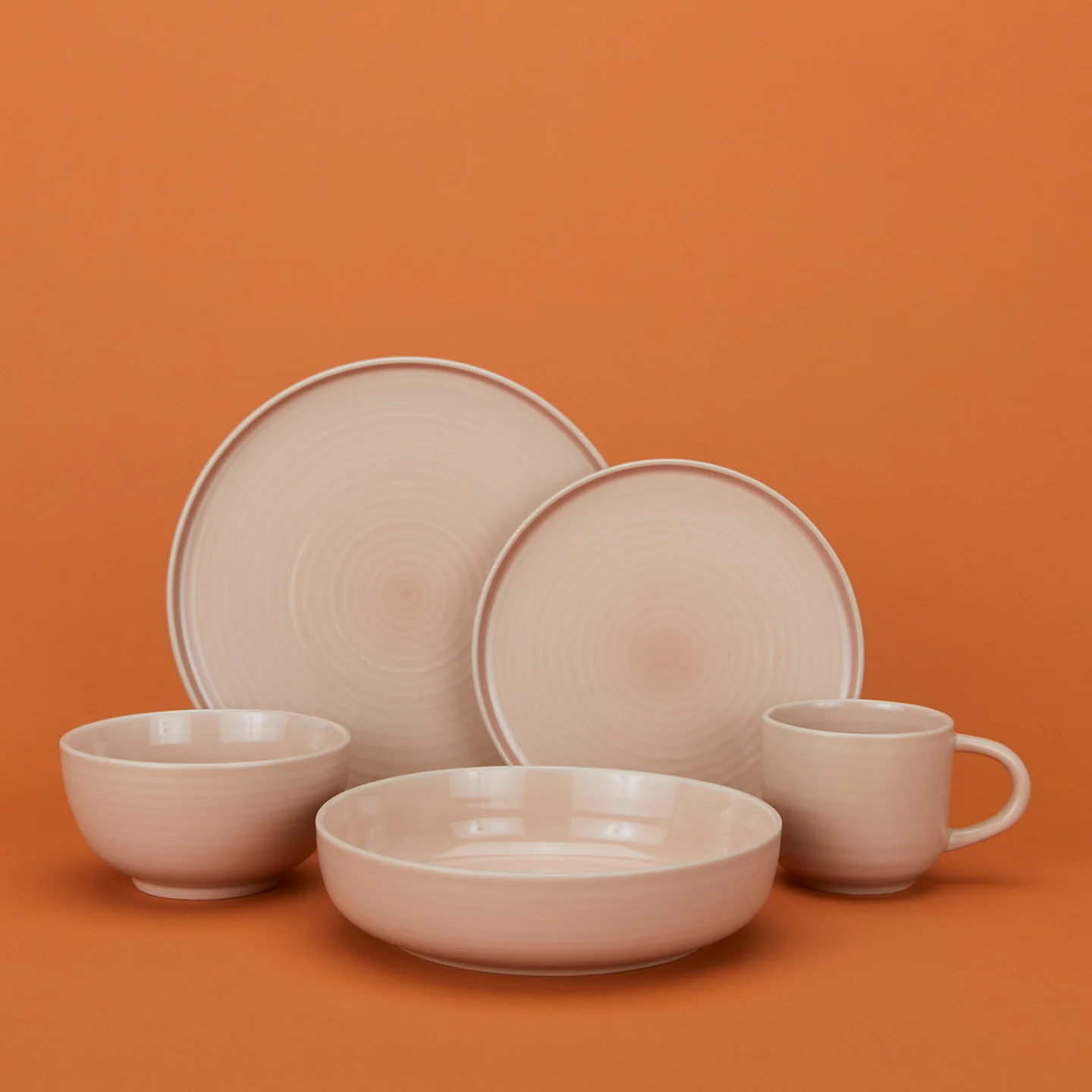 Essential Low Bowl, Set of 4 - Blush - Image 4