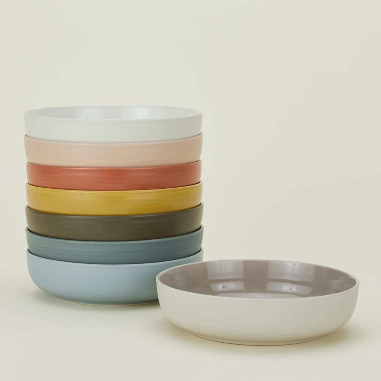 Essential Low Bowl, Set of 4 - Mustard - Image 5