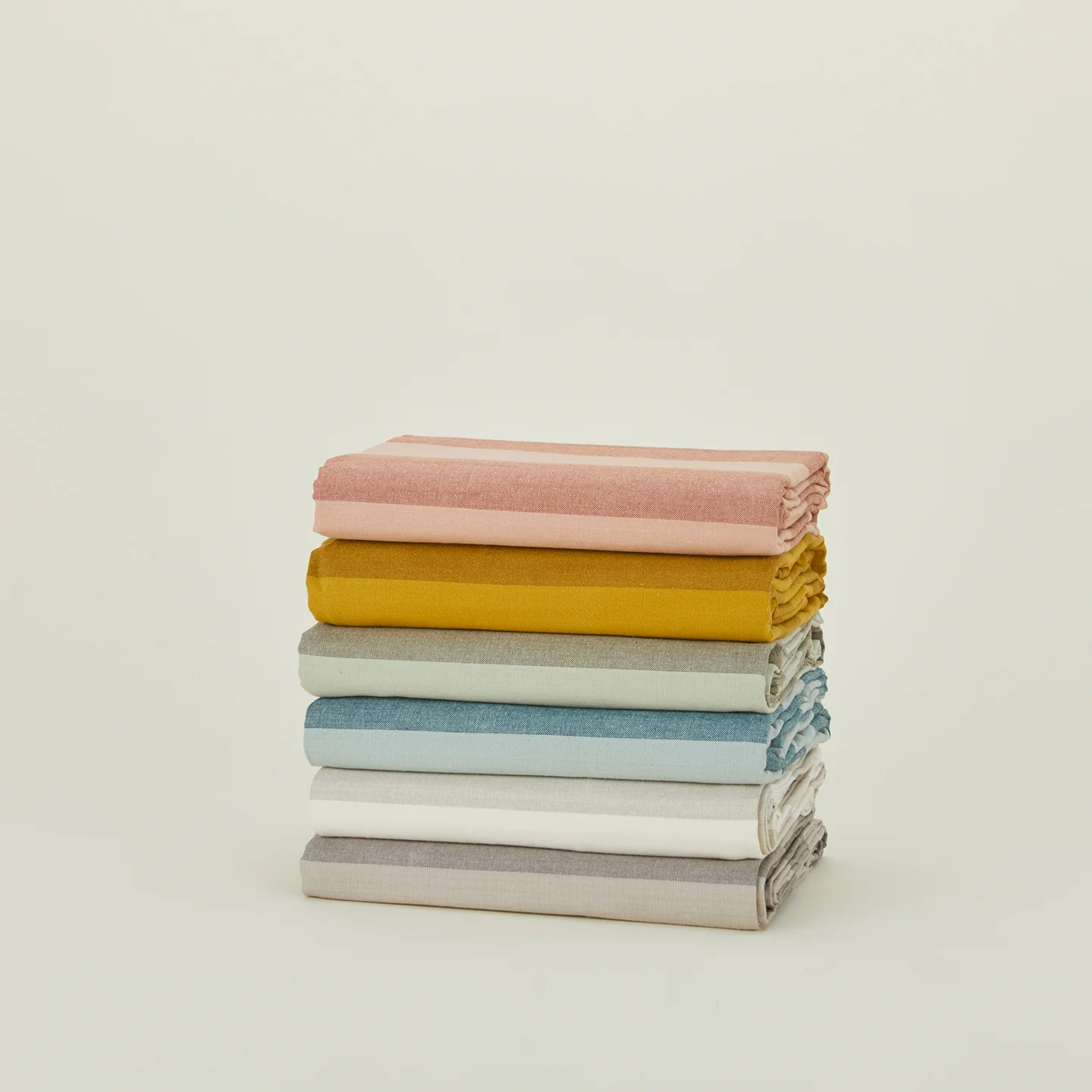 Essential Striped Tablecloth - Mustard/Bronze - Image 6