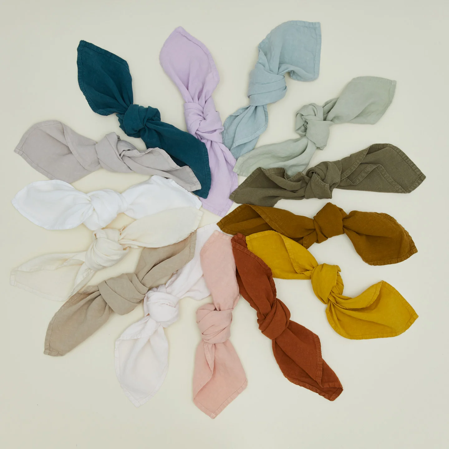 Simple Linen Napkin - Flax - Image 5